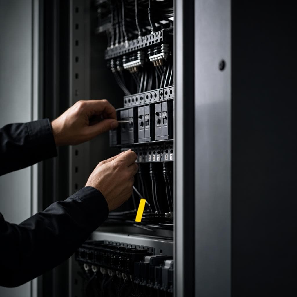 Sieera Solutions technician performing precise commercial work